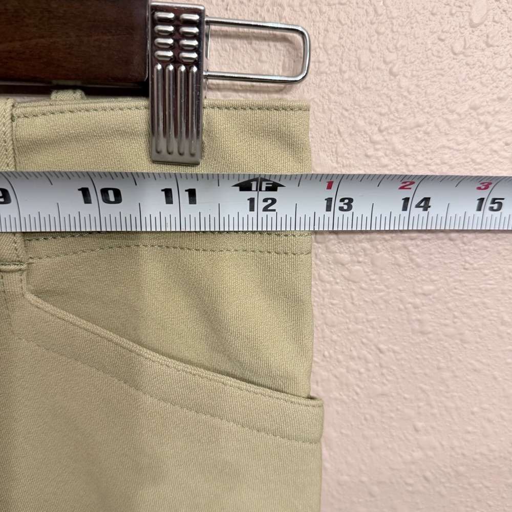 Ariat Kids Brittany Knee Patch Breeches Tan Equestrian Riding Pants Size 12 - Picture 6 of 8